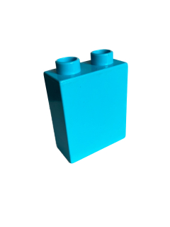 Lego Duplo kostka tyrkysová 1x2x2
